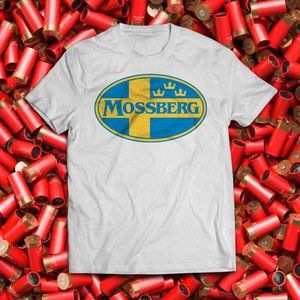 Mossberg White Range 90s Logo Tee